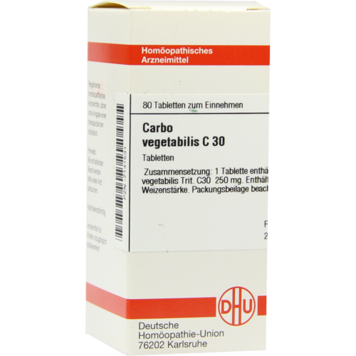 Verpackungsbild(Packshot) von CARBO VEGETABILIS C 30 Tabletten