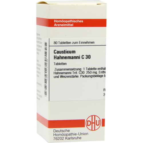 Verpackungsbild(Packshot) von CAUSTICUM HAHNEMANNI C 30 Tabletten