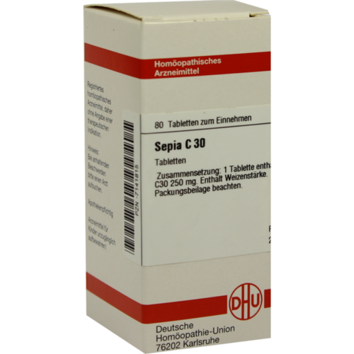 Verpackungsbild(Packshot) von SEPIA C 30 Tabletten