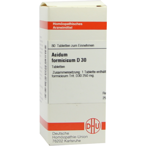 Verpackungsbild(Packshot) von ACIDUM FORMICICUM D 30 Tabletten