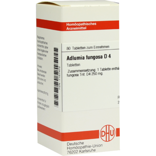 Verpackungsbild(Packshot) von ADLUMIA fungosa D 4 Tabletten