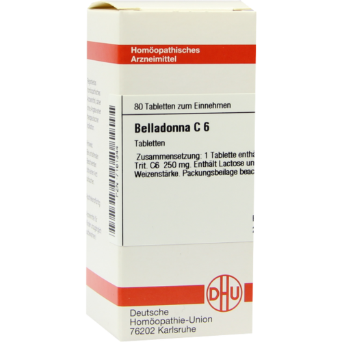 Verpackungsbild(Packshot) von BELLADONNA C 6 Tabletten