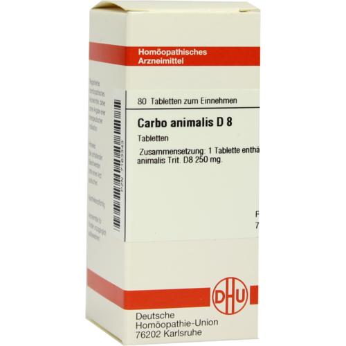 Verpackungsbild(Packshot) von CARBO ANIMALIS D 8 Tabletten