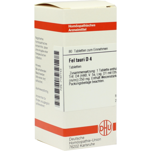 Verpackungsbild(Packshot) von FEL TAURI D 4 Tabletten