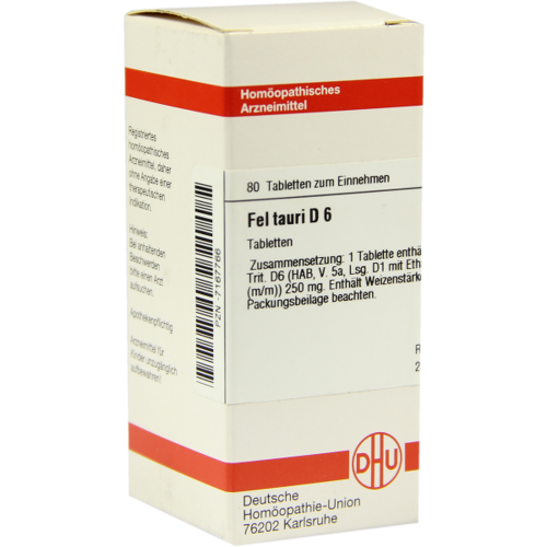 Verpackungsbild(Packshot) von FEL TAURI D 6 Tabletten