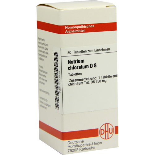 Verpackungsbild(Packshot) von NATRIUM CHLORATUM D 8 Tabletten