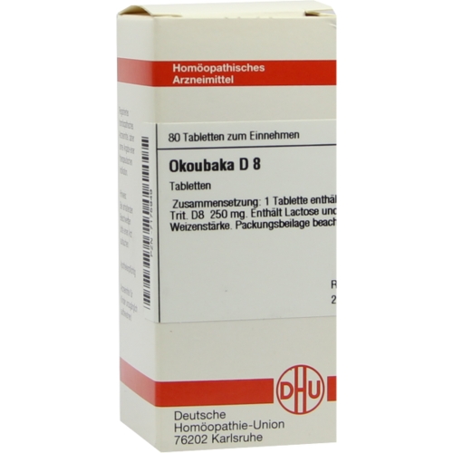 Verpackungsbild(Packshot) von OKOUBAKA D 8 Tabletten