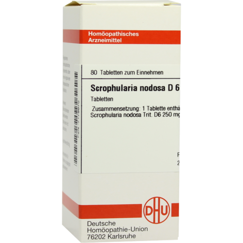 Verpackungsbild(Packshot) von SCROPHULARIA NODOSA D 6 Tabletten