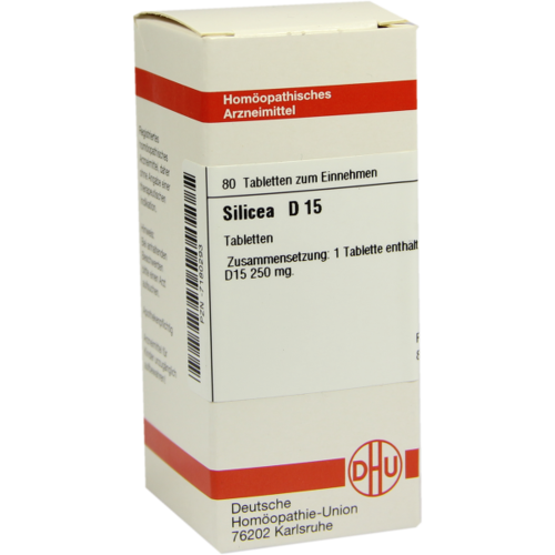 Verpackungsbild(Packshot) von SILICEA D 15 Tabletten