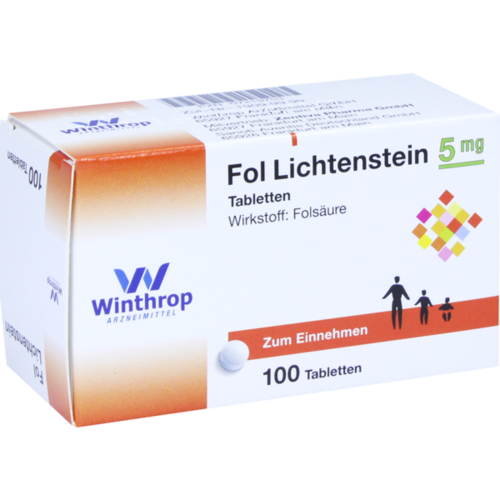 Verpackungsbild(Packshot) von FOL Lichtenstein 5 mg Tabletten