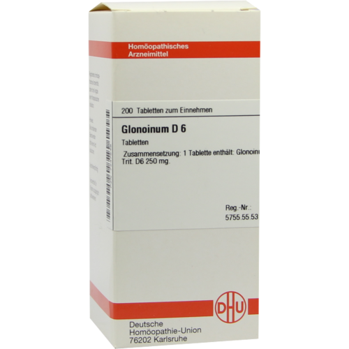 Verpackungsbild(Packshot) von GLONOINUM D 6 Tabletten
