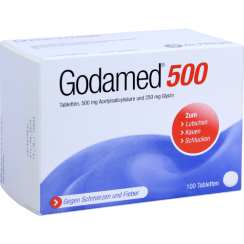 Verpackungsbild(Packshot) von GODAMED 500 Tabletten