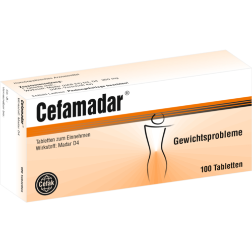 Verpackungsbild(Packshot) von CEFAMADAR Tabletten
