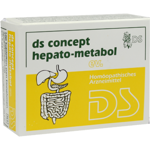 Verpackungsbild(Packshot) von DS Concept Hepato-Metabol ev.Tabletten