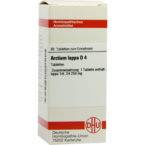 Verpackungsbild(Packshot) von ARCTIUM lappa D 4 Tabletten