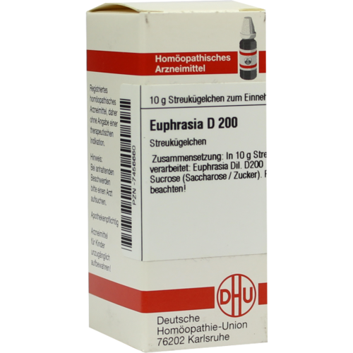 Verpackungsbild(Packshot) von EUPHRASIA D 200 Globuli