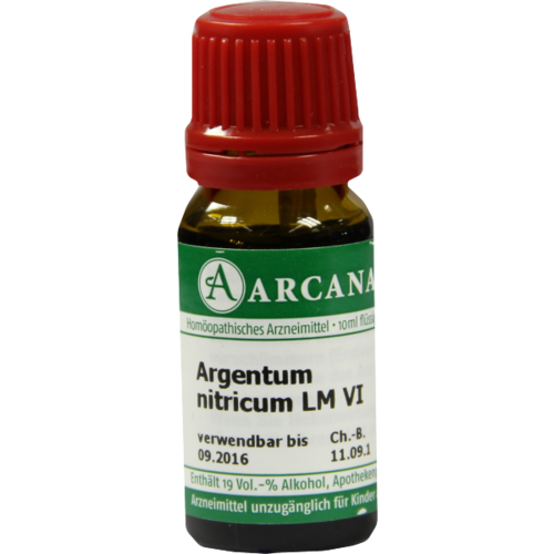 Verpackungsbild(Packshot) von ARGENTUM NITRICUM LM 6 Dilution
