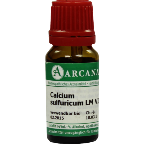 Verpackungsbild(Packshot) von CALCIUM SULFURICUM LM 6 Dilution