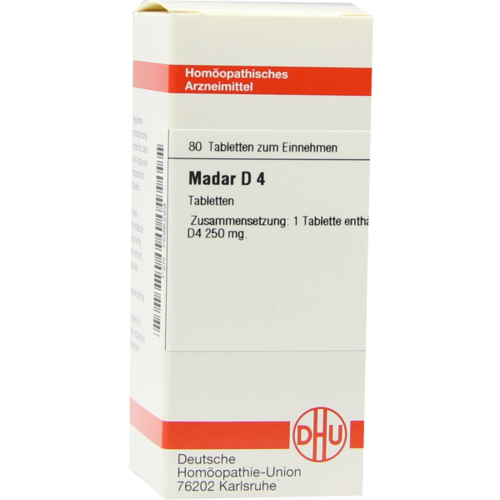 Verpackungsbild(Packshot) von MADAR D 4 Tabletten