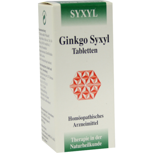 Verpackungsbild(Packshot) von GINKGO SYXYL Tabletten