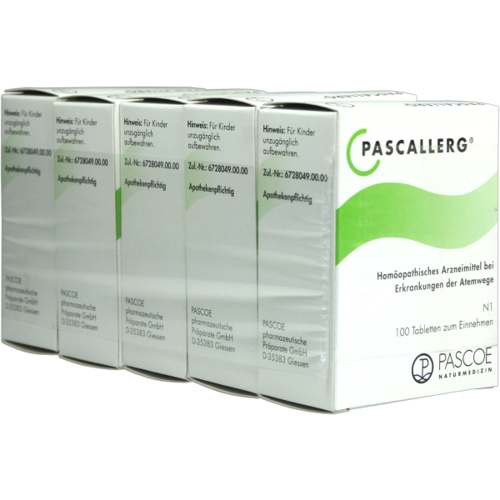 Verpackungsbild(Packshot) von PASCALLERG Tabletten