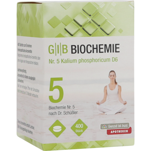 Verpackungsbild(Packshot) von GIB Biochemie Nr.5 Kalium phosphoric.D 6 Tabletten