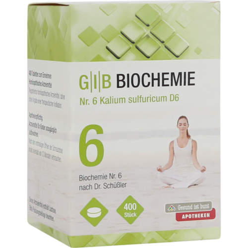 Verpackungsbild(Packshot) von GIB Biochemie Nr.6 Kalium sulfuricum D 6 Tabletten