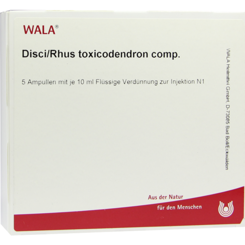 Verpackungsbild(Packshot) von DISCI/Rhus toxicodendron comp.Ampullen