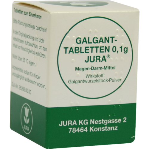 Verpackungsbild(Packshot) von GALGANTTABLETTEN 0,1 g Jura
