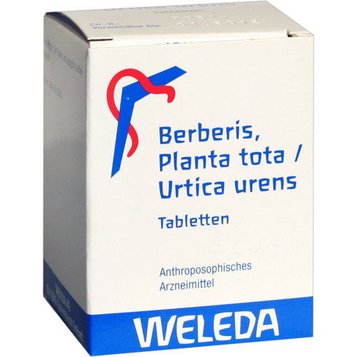 Verpackungsbild(Packshot) von BERBERIS PLANTA tota/Urtica urens Tabletten