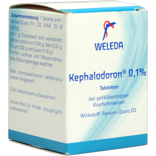 Verpackungsbild(Packshot) von KEPHALODORON 0,1% Tabletten