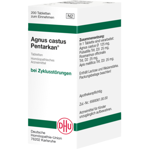 Verpackungsbild(Packshot) von AGNUS CASTUS PENTARKAN Tabletten