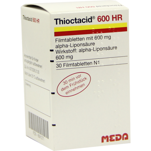 Verpackungsbild(Packshot) von THIOCTACID 600 HR Filmtabletten