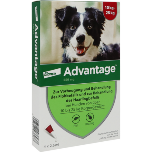 Verpackungsbild(Packshot) von ADVANTAGE 250 Lösung f.Hunde 10-25 kg