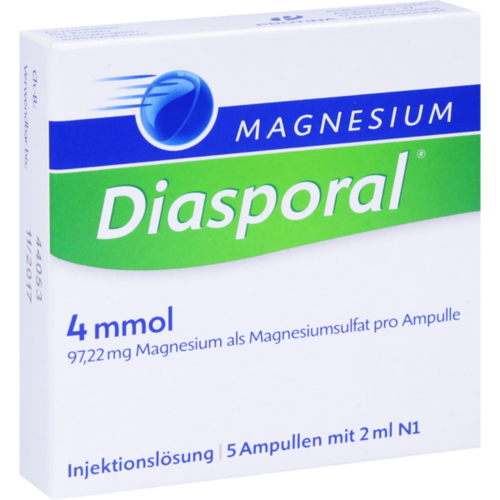 Verpackungsbild(Packshot) von MAGNESIUM DIASPORAL 4 mmol Ampullen