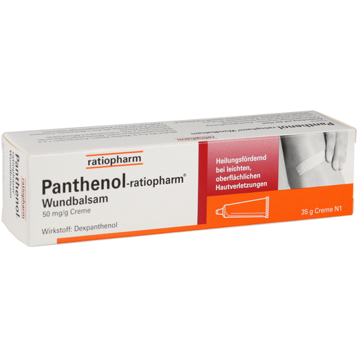 Verpackungsbild(Packshot) von PANTHENOL-ratiopharm Wundbalsam