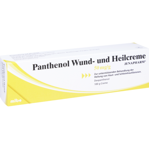 Verpackungsbild(Packshot) von PANTHENOL Wund- und Heilcreme Jenapharm