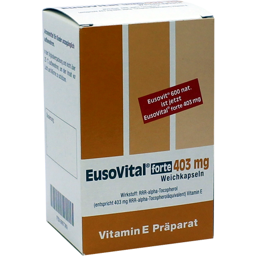 Verpackungsbild(Packshot) von EUSOVITAL forte 403 mg Weichkapseln