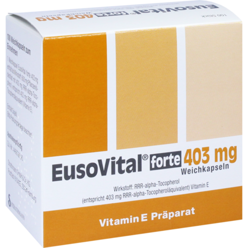 Verpackungsbild(Packshot) von EUSOVITAL forte 403 mg Weichkapseln