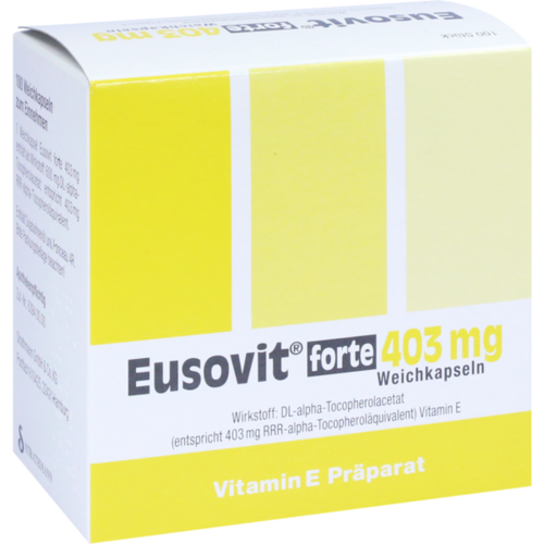Verpackungsbild(Packshot) von EUSOVIT forte 403 mg Weichkapseln