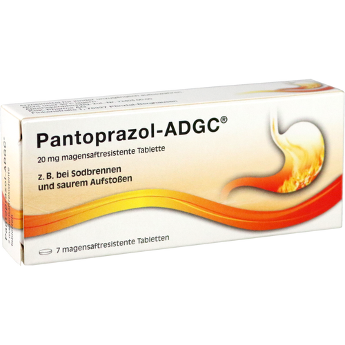Verpackungsbild(Packshot) von PANTOPRAZOL ADGC 20 mg magensaftres.Tabletten