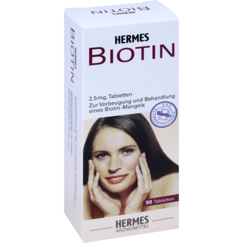 Verpackungsbild(Packshot) von BIOTIN HERMES 2,5 mg Tabletten