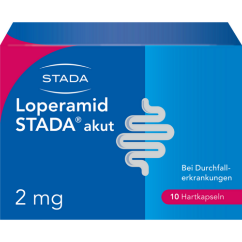 Verpackungsbild(Packshot) von LOPERAMID STADA akut 2 mg Hartkapseln