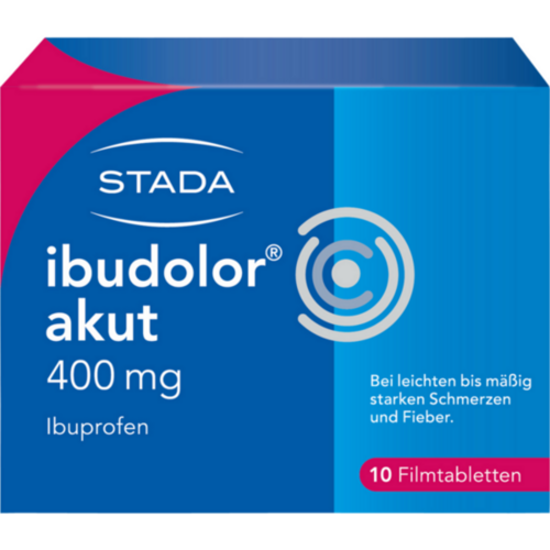 Verpackungsbild(Packshot) von IBUDOLOR akut 400 mg Filmtabletten
