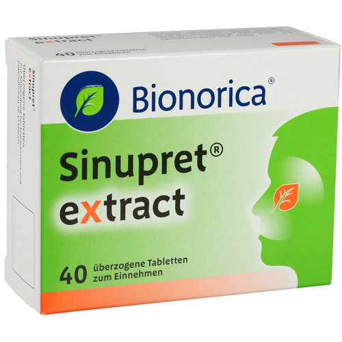 Verpackungsbild(Packshot) von SINUPRET extract überzogene Tabletten