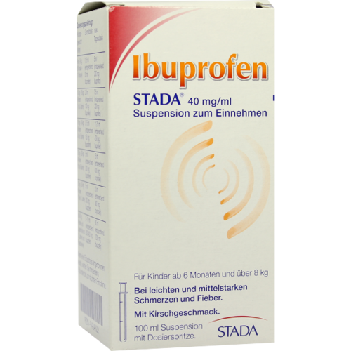 Verpackungsbild(Packshot) von IBUPROFEN STADA 40 mg/ml Suspension zum Einnehmen