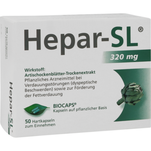 Verpackungsbild(Packshot) von HEPAR-SL 320 mg Hartkapseln