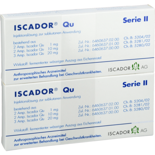 Verpackungsbild(Packshot) von ISCADOR Qu Serie II Injektionslösung