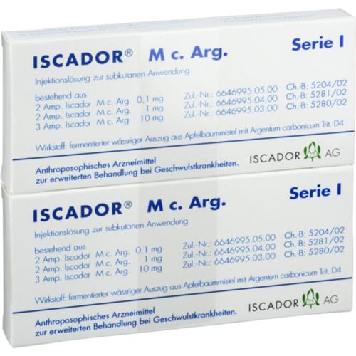 Verpackungsbild(Packshot) von ISCADOR M c.Arg Serie I Injektionslösung