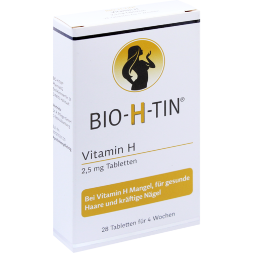 Verpackungsbild(Packshot) von BIO-H-TIN Vitamin H 2,5 mg für 4 Wochen Tabletten